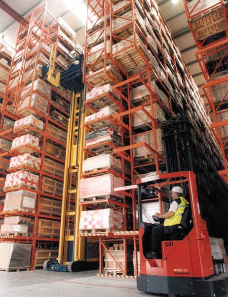 avocet very narrow aisle pallet racking