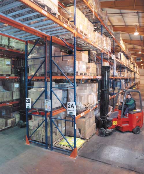 narrow aisle pallet racking