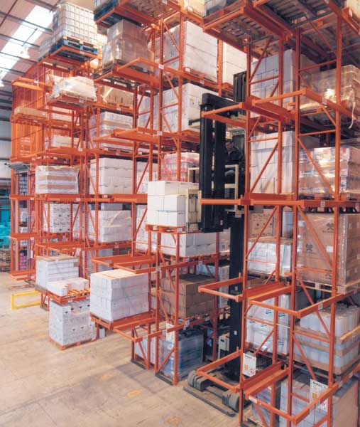 Warehouse Pallet Shelving - Highly Flammable