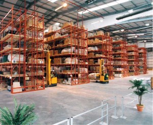 wide aisle pallet racking