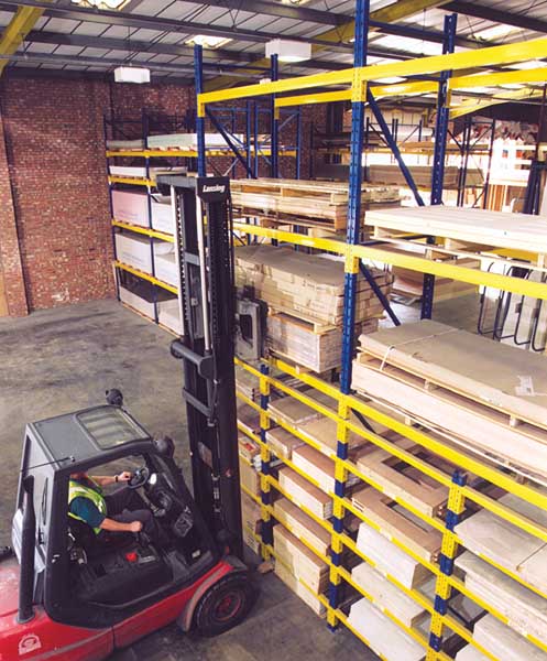 wide aisle racking