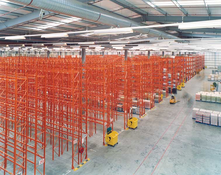 wide aisle pallet racking