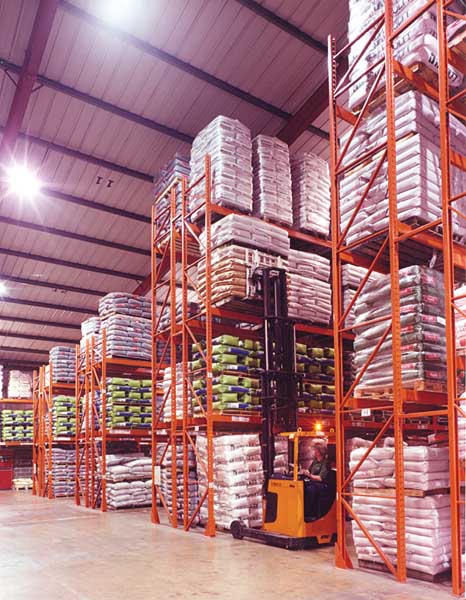 Advanta Seeds pallet racking