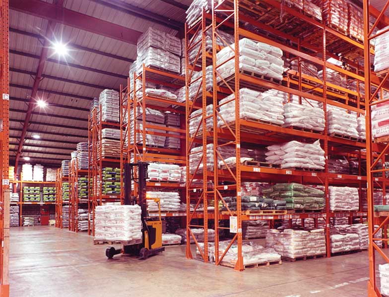 Advanta seeds pallet racking