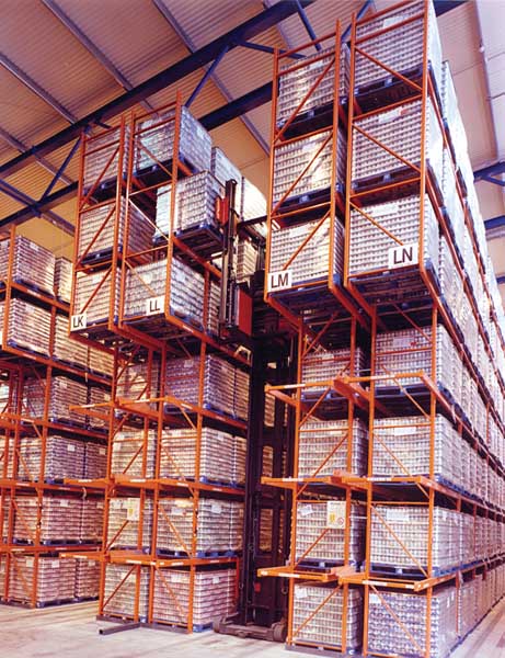 narrow aisle pallet racking