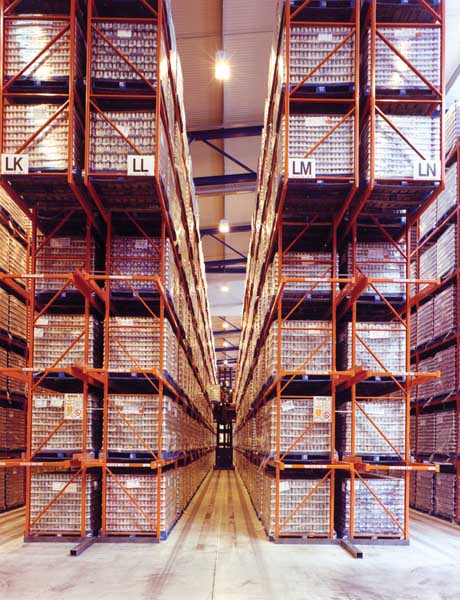 narrow aisle pallet racking