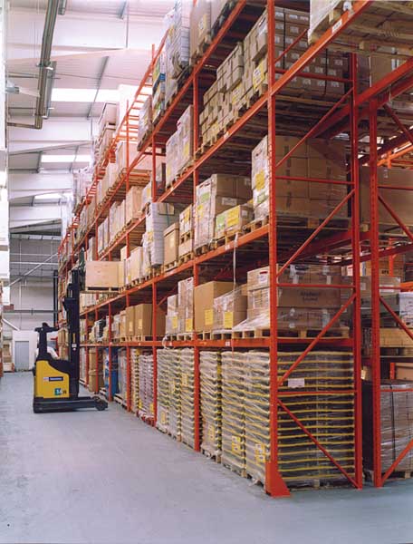 wide aisle pallet racking