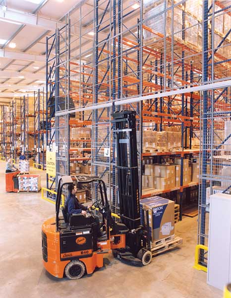 narrow aisle pallet racking