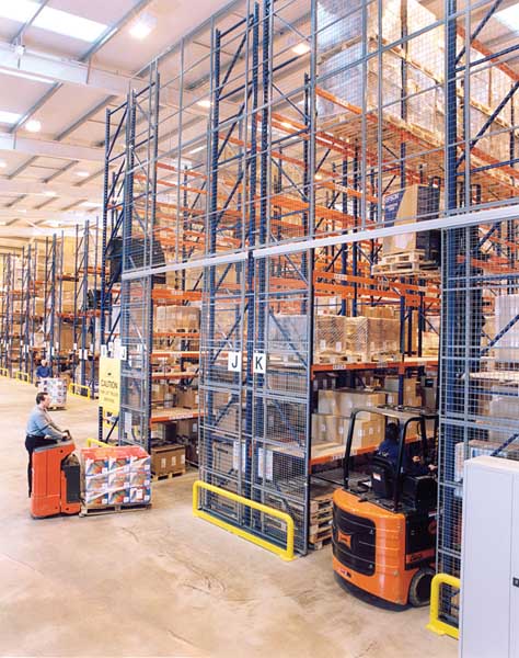 narrow aisle pallet racking