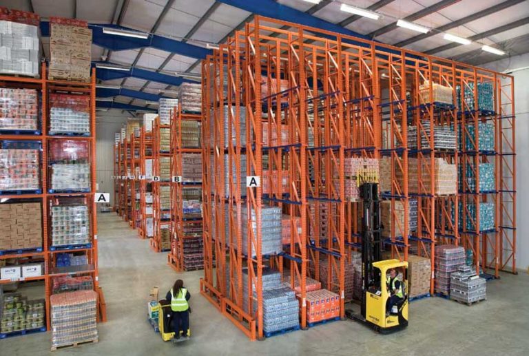 Castell Howell pallet racking