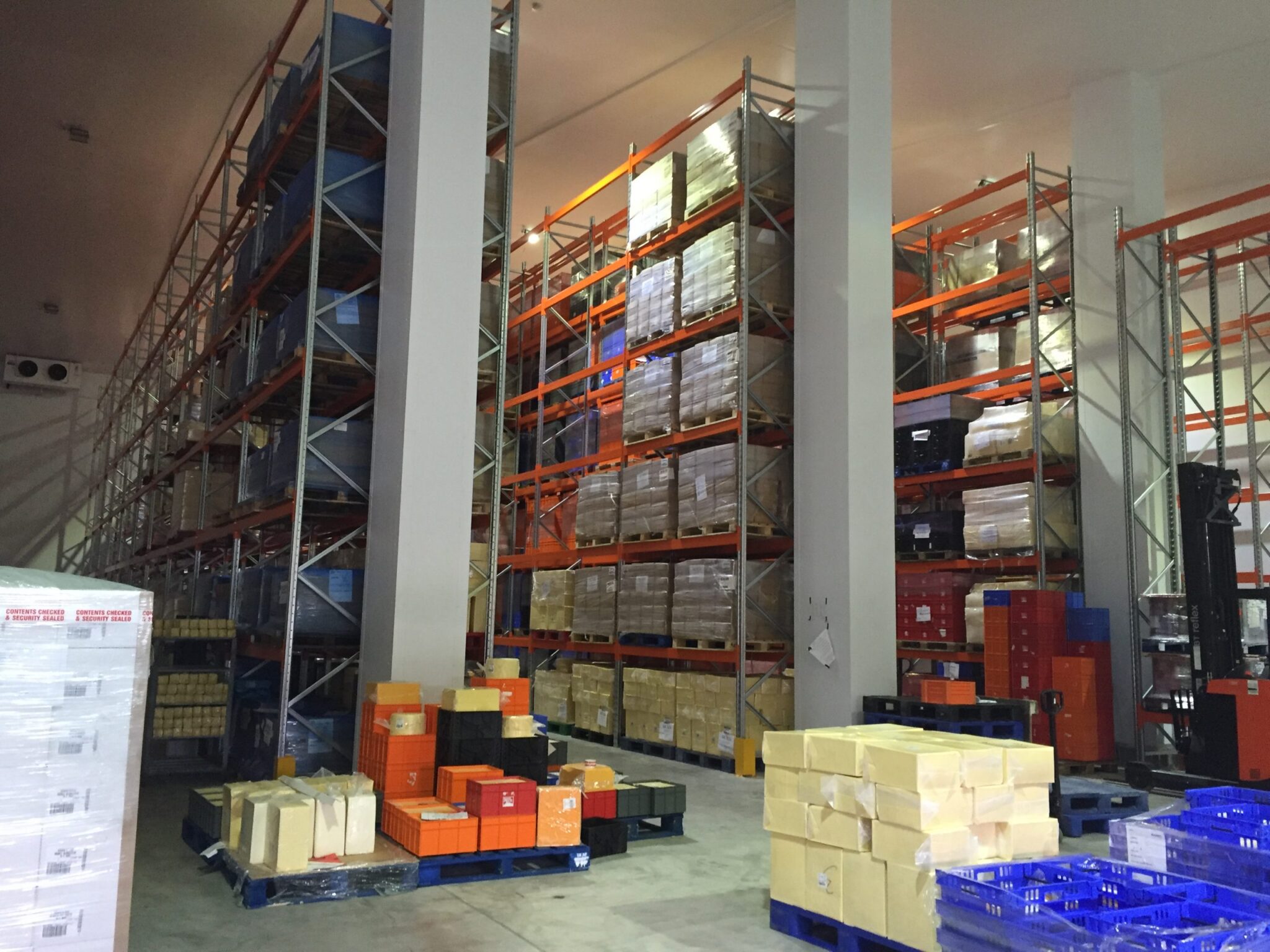 Pallet racking for food and beverages