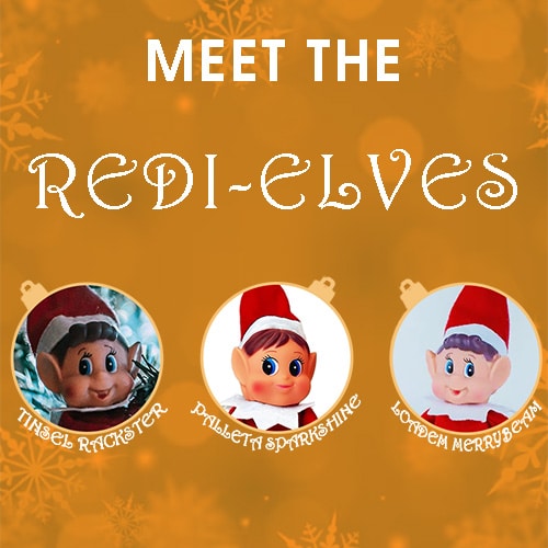 The Elves are here at RediRack ready to lend a helping hand and spreading Christmas cheer and share the excitement of racking.