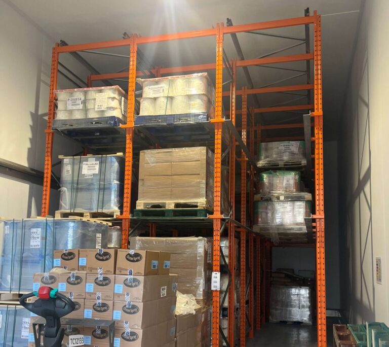 Dewlay Cheese Drive In Pallet Racking Installation